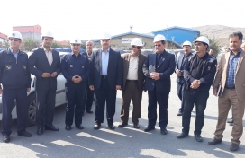 حضور جناب آقای دکتر مهری مدیر عامل محترم بانک صنعت و معدن و هیئت همراه و بازید از فاز1و2 فروسیلیسم 